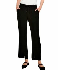Cheap 👏 NIC+ZOE Plus Matte Satin Split Leg Pant for 👩 women 🎉