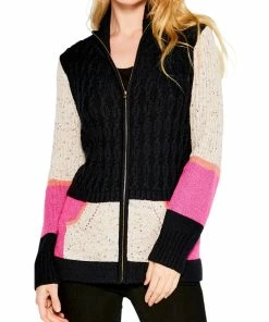 Top 10 ❤️ Nic + Zoe Fireside 👩 Womens Zip Front Mockneck Cardigan Sweater 😀
