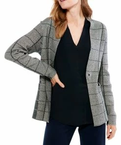 Best Pirce ❤️ NIC+ZOE Petite Placed Plaid Blazer for 👩 women 🌟