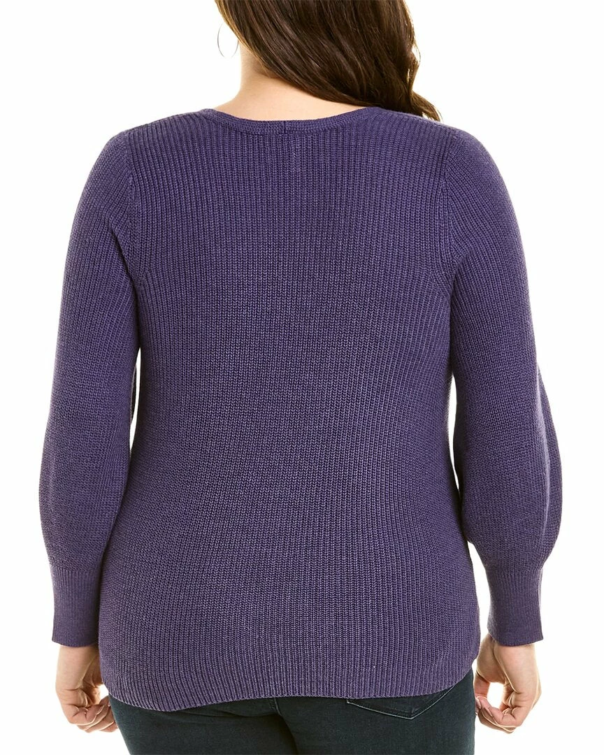 Wholesale ๐ NIC+ZOE Plus Shaker Knit V Neck Sweater for ๐ฉ women ๐ฏ - Image 2